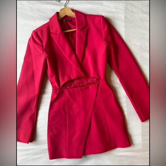 Zara hot pink dress. - Picture 2 of 2